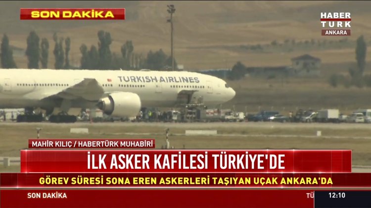 SON DAKİKA! İlk asker kafilesi Türkiye'de