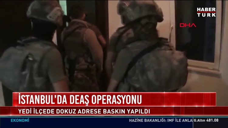 İstanbul'da DEAŞ operasyonu