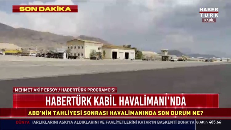 Habertürk Kabil Havaalanı'nda!