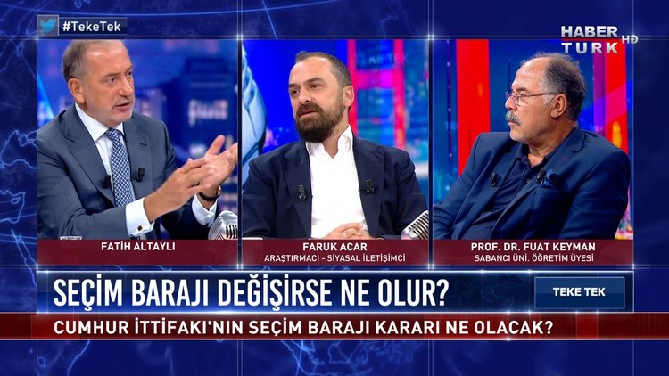 Teke Tek - 31 Ağustos 2021 (Cumhur İttifakı'nın seçim barajı kararı ne olacak?)