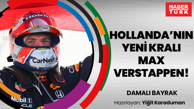 Hollanda'nın yeni kralı Max Verstappen! | DAMALI BAYRAK