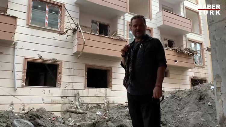 Bozkurt'taki 'çamur' seli