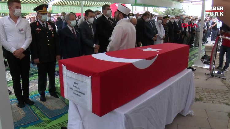 Şehit Ömer Faruk Erdem son yolculuğuna uğurlandı