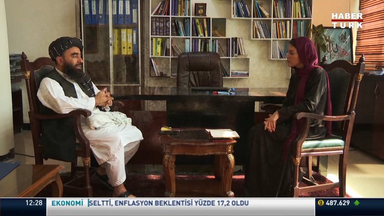 Habertürk Taliban Sözcüsü ile konuştu