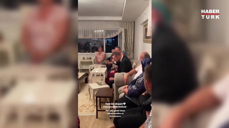 Sercan Yıldırım, sevgilisi Nihan Yönel'i ailesinden istedi