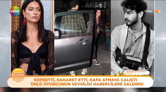Ünlü oyuncu Şafak Pekdemir'in sevgilisi habercilere saldırdı!