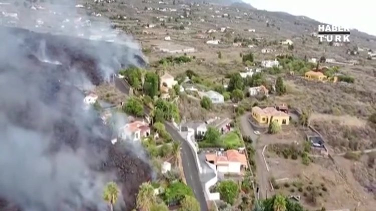La Palma'daki yanardağ lav püskürtmeye devam ediyor!