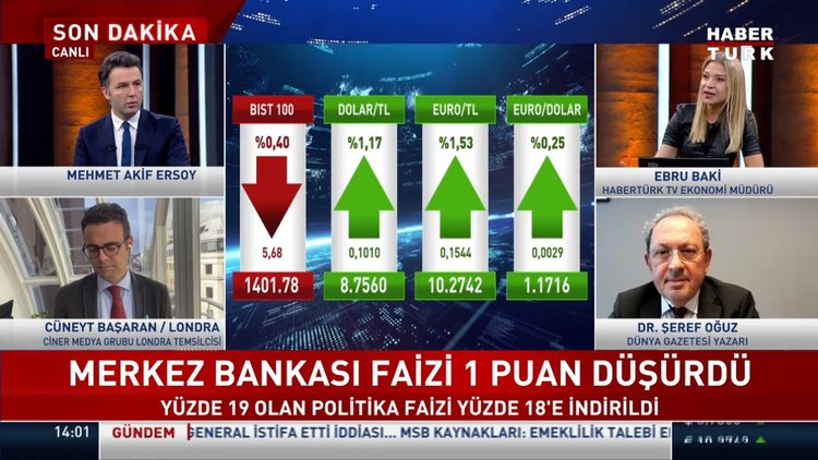 Son dakika haberi Merkez Bankası faiz kararını açıkladı