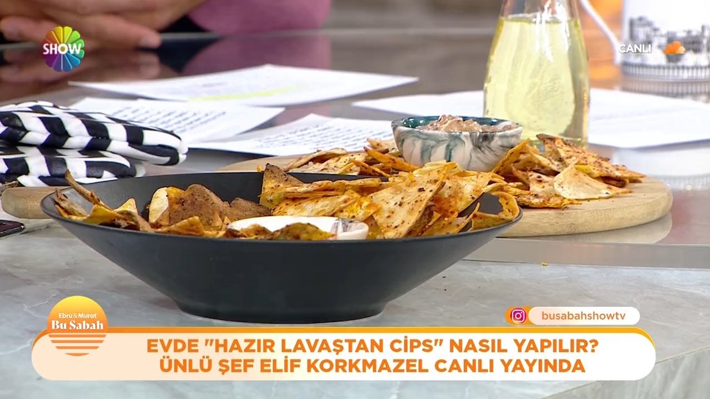 Acı Soslu Ev Yapımı Cips