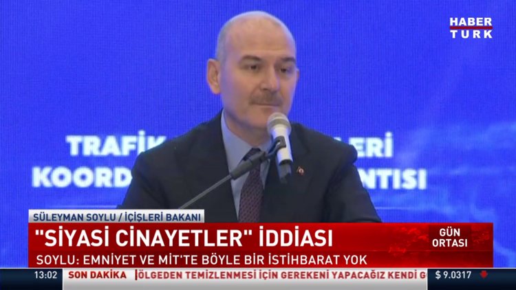 İçişleri Bakanı Süleyman Soylu: Emniyet ve MİT'te böyle bir istihbarat yok
