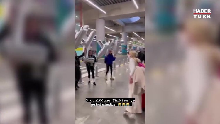 Aleyna Tilki üç günlüğüne Türkiye'ye döndü