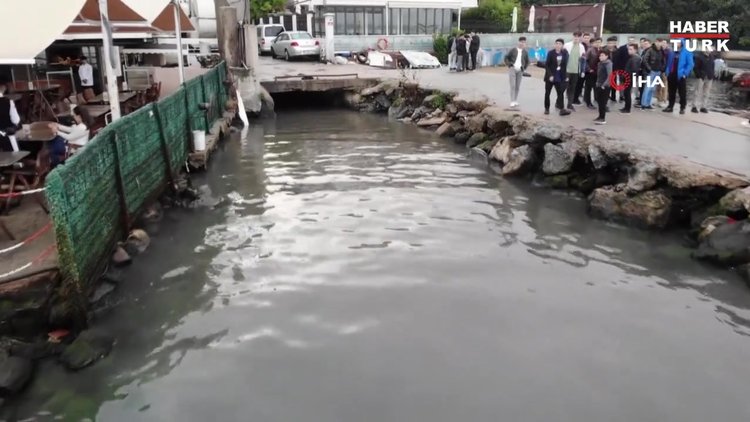 Bekar Deresi’nin altındaki kirlilik su altı kamerasına böyle yansıdı
