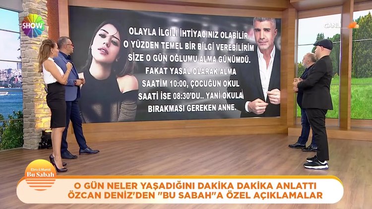 Özcan Deniz'in Bu Sabah'a çok özel açıklamaları!