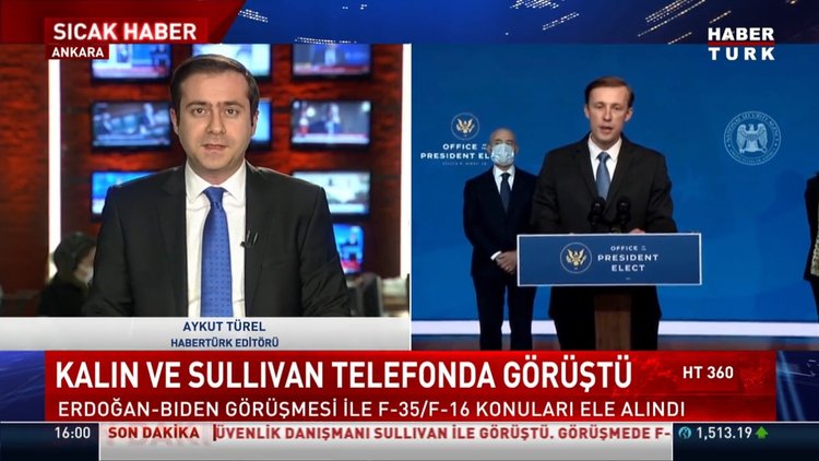 Cumhurbaşkanlığı Sözcüsü Kalın, ABD Ulusal Güvenlik Danışmanı Sullivan ile görüştü!