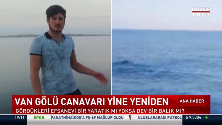 Van Gölü'nde canavar heyecanı