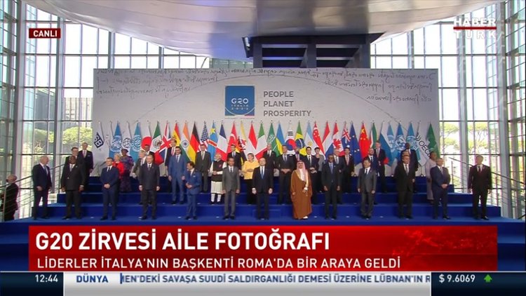 G20 Zirvesi başladı! Cumhurbaşkanı Erdoğan o karede!