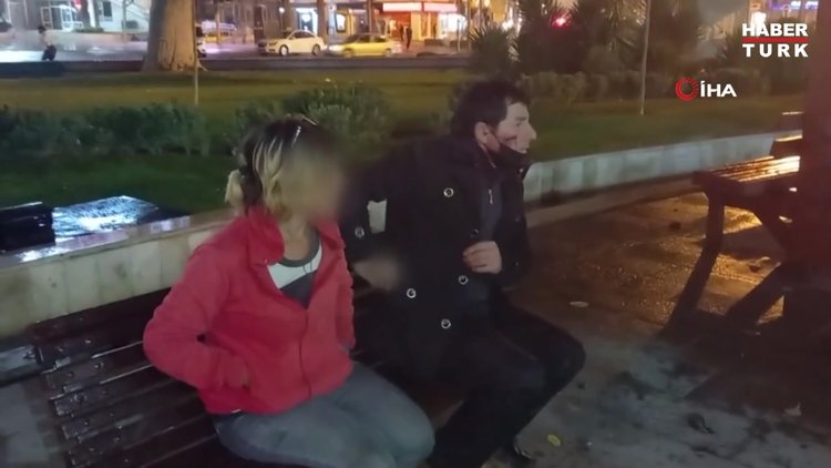 Tacize uğrayan kadını kurtarmak isterken az daha canından oluyordu