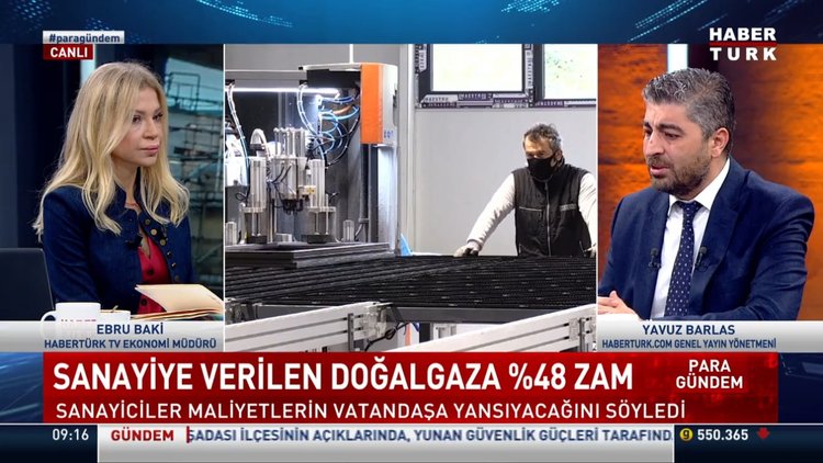 Sanayiye verilen doğalgaza yüzde 48 zam geldi!