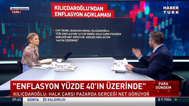 Kemal Kılıçlaroğlu'ndan enflasyon açıklaması!