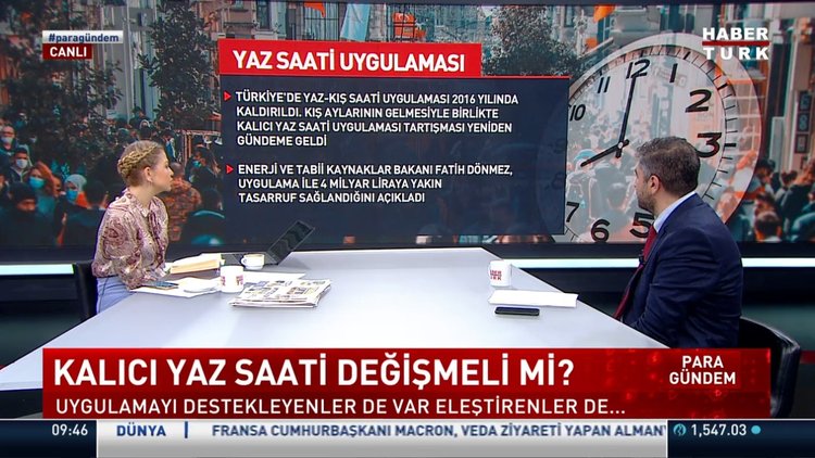 "Kalıcı Yaz Saati" uygulaması!