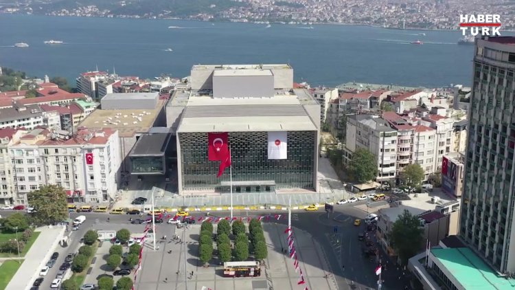 Atatürk Kültür Merkezi drone ile görüntülendi