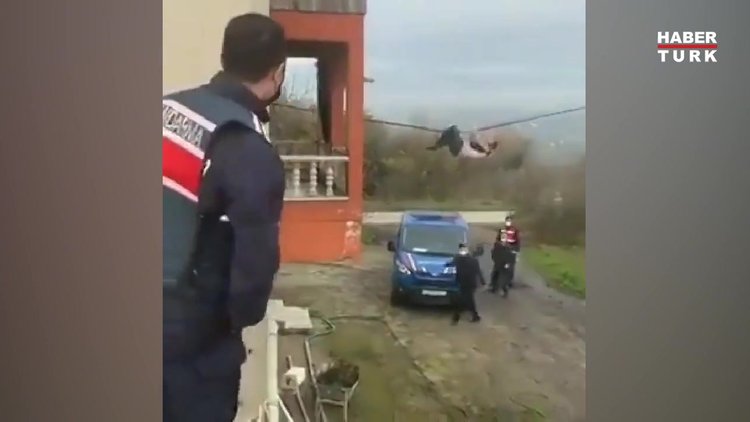 İlginç olay! Jandarmadan kaçmaya çalıştı