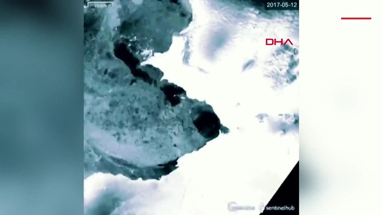 Antarktika'nın en hızlı eriyen buzulu: 6 yıllık erime süreci uzaydan görüntülendi!