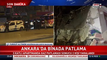 Ankara Keçiören'de patlama meydana geldi