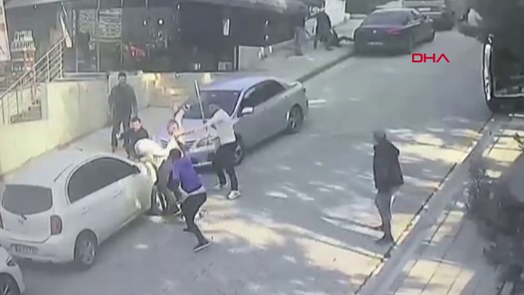 Küçükçekmece'de korku dolu anlar