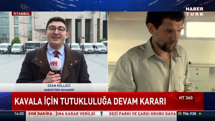 Kavala için tutukluluğa devam kararı