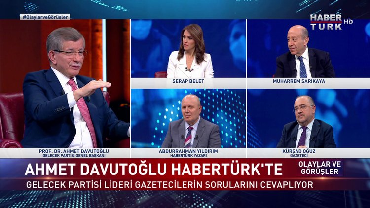 Olaylar ve Görüşler - 27 Kasım 2021 (Gelecek Partisi Lideri Ahmet Davutoğlu Habertürk’te)