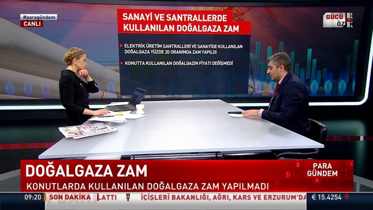 Doğalgaza zam!