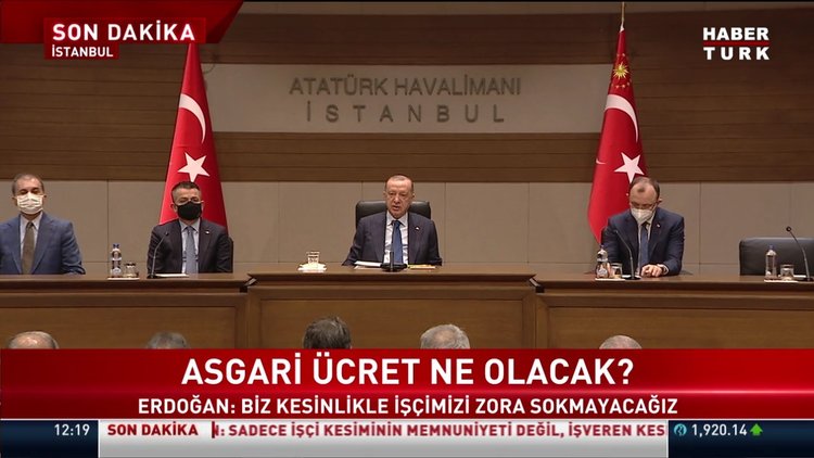 SON DAKİKA... 2022 asgari ücret ne olacak? Cumhurbaşkanı Erdoğan açıkladı...