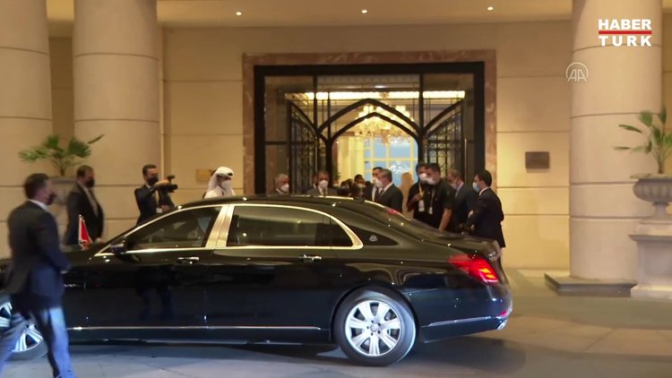 Cumhurbaşkanı Erdoğan, Katar'a geldi