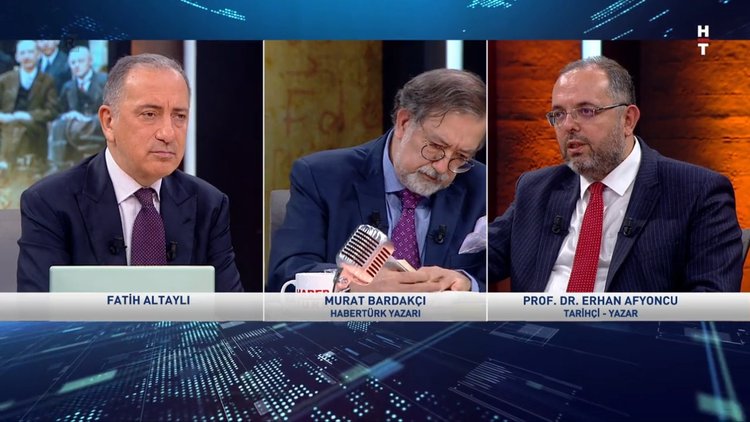 Habertürk TV'de Fatih Altaylı'nın konukları Murat Bardakçı ve Erhan Afyoncu oldu -2