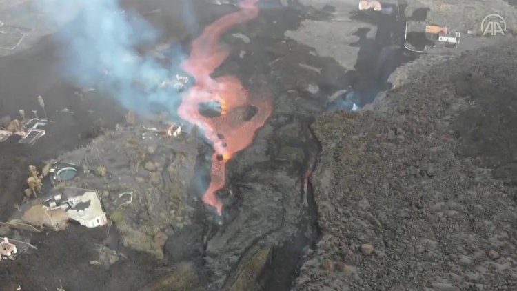 La Palma'da lavlar 3 bine yakın evi yok etti!