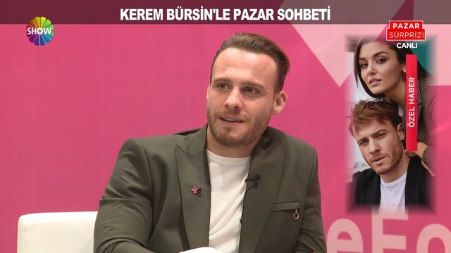 Kerem Bürsin, Hande Erçel’e olan aşkını anlattı! 
