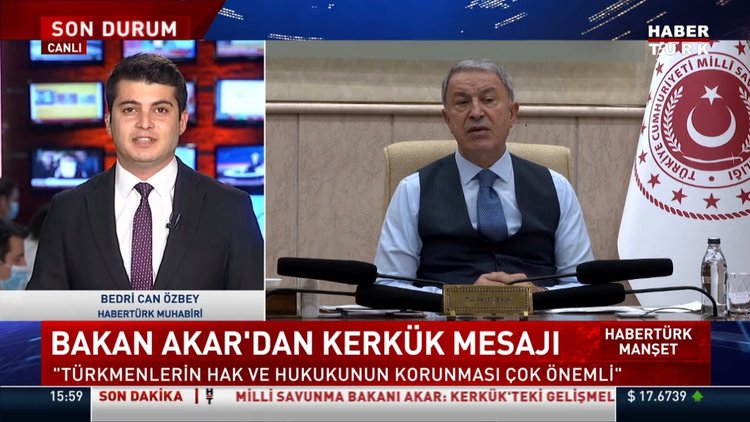 Bakan Akar'dan Kerkük açıklaması