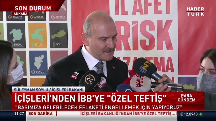 SON DAKİKA... Süleyman Soylu açıkladı! İçişleri'nden İBB'ye "özel teftiş"