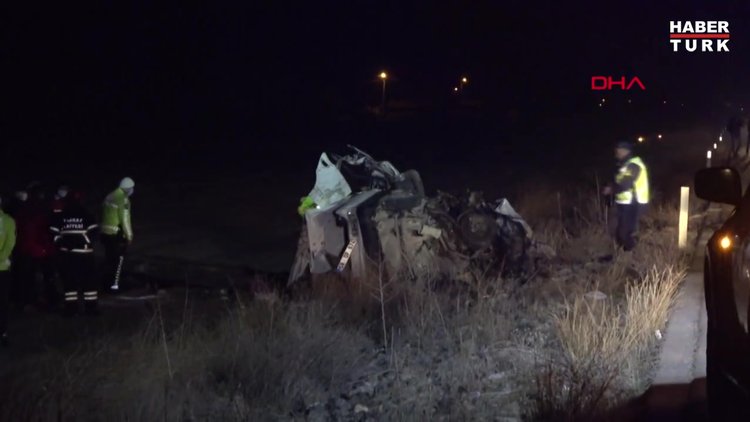 Aksaray'da feci kaza! 7 kişi hayatını kaybetti, hız kadranı 170'e takılı kaldı