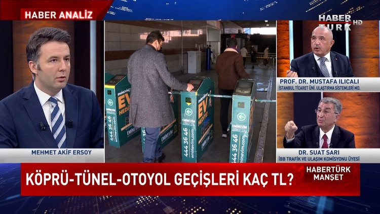 Habertürk Manşet - 5 Ocak 2022 (Köprü-Tünel-Otoyol geçişleri kaç TL?)