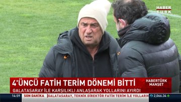 Galatasaray'da Fatih Terim'le yollar ayrıldı