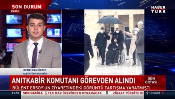Bülent Ersoy'a şemsiye tutan subay görevden alındı