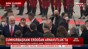 Cumhurbaşkanı Erdoğan'dan Arnavutluk'ta