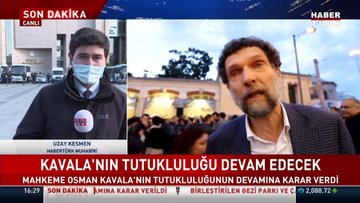 Gezi Parkı ile Mahkeme Kavala'nın tutukluluğunun devamına karar verdi
