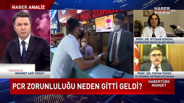 Habertürk Manşet - 17 Ocak 2022 (PCR şartı neden sadece uçakta var?)