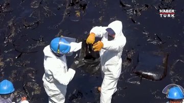 Yanardağ patlaması sonrası tankerden petrol sızdı: Peru sahilleri siyaha büründü!