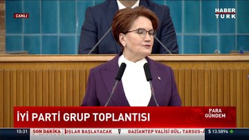 İYİ Parti lideri Akşener: Gelişmeleri endişe ile takip ediyoruz