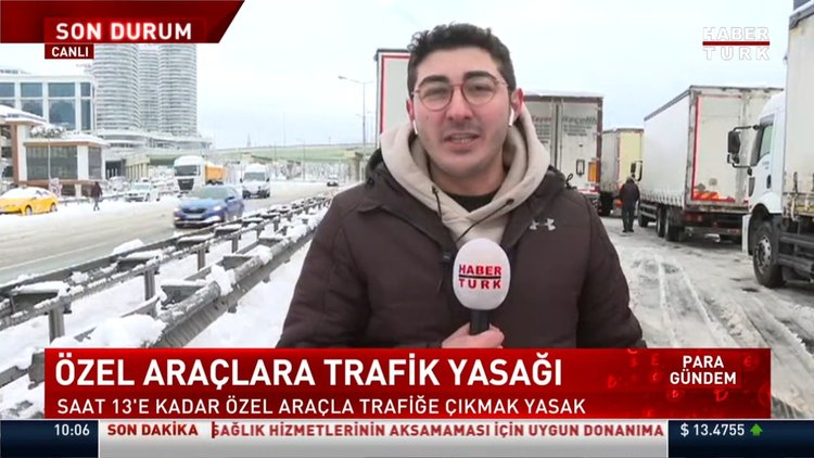 İstanbul kar altında! Basın Ekspres Yolu'nda son durum...