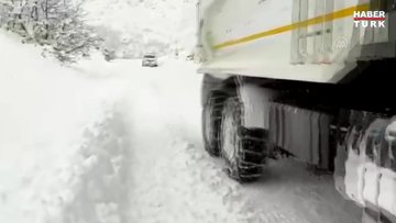 Kar medeniyle 28 köy yolu ulaşıma kapandı